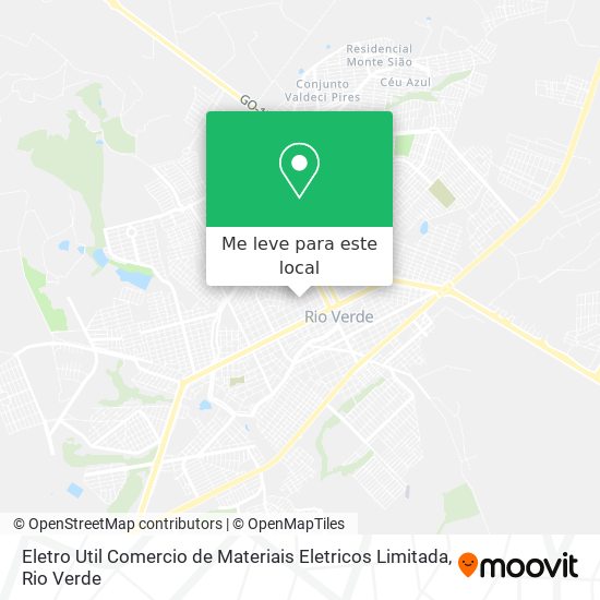 Eletro Util Comercio de Materiais Eletricos Limitada mapa