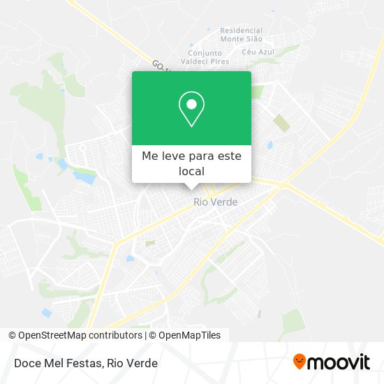 Doce Mel Festas mapa