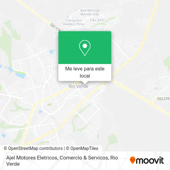 Ajel Motores Eletricos, Comercio & Servicos mapa
