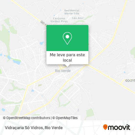 Vidraçaria Só Vidros mapa