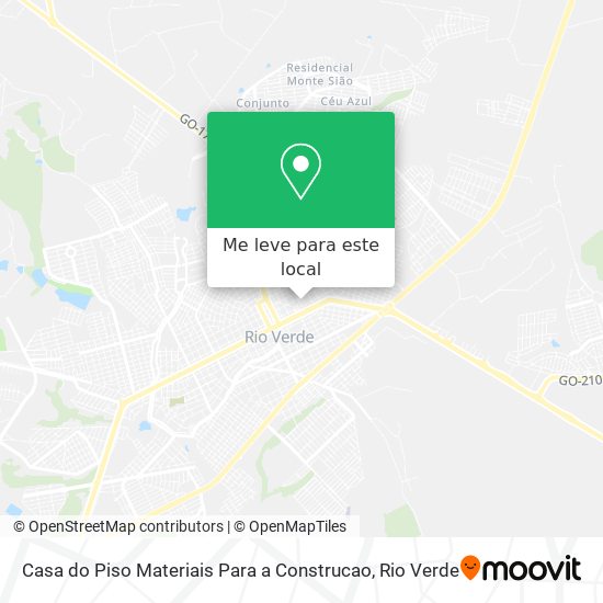 Casa do Piso Materiais Para a Construcao mapa