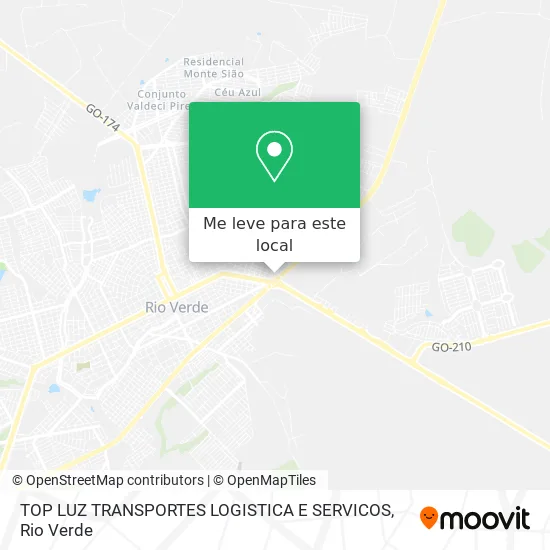 TOP LUZ TRANSPORTES LOGISTICA E SERVICOS mapa