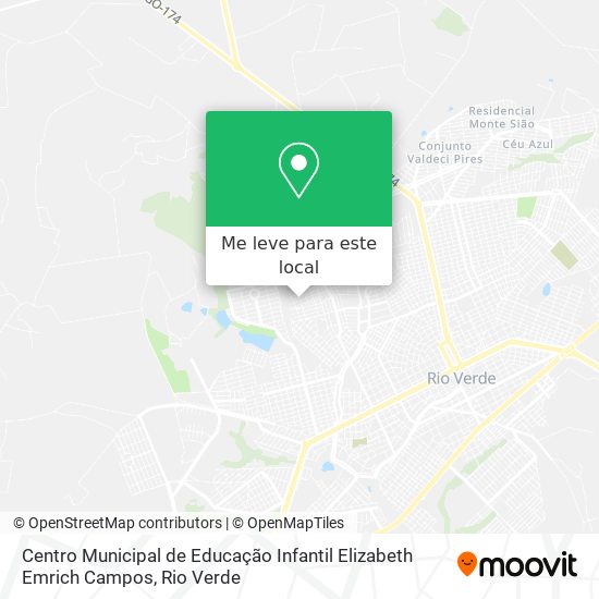 Centro Municipal de Educação Infantil Elizabeth Emrich Campos mapa