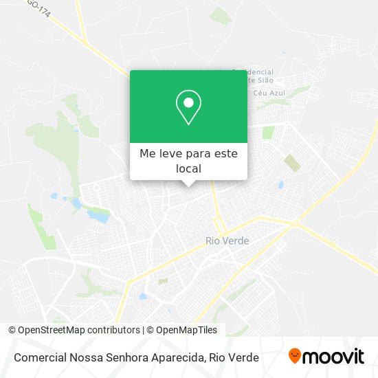 Comercial Nossa Senhora Aparecida mapa