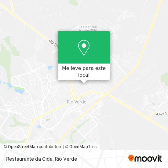 Restaurante da Cida mapa