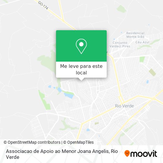 Associacao de Apoio ao Menor Joana Angelis mapa