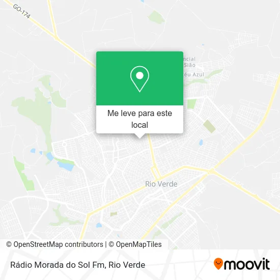Rádio Morada do Sol Fm mapa