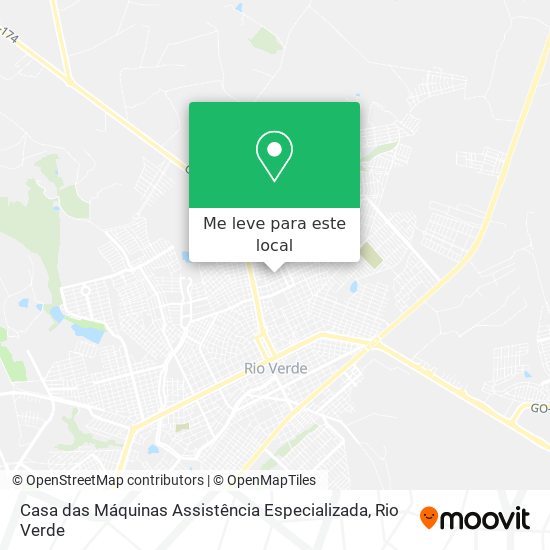 Casa das Máquinas Assistência Especializada mapa