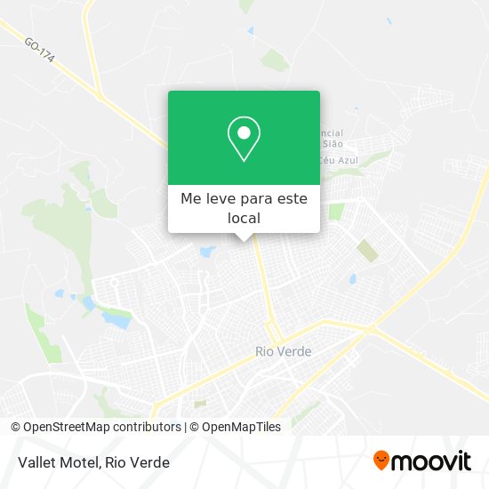 Vallet Motel mapa