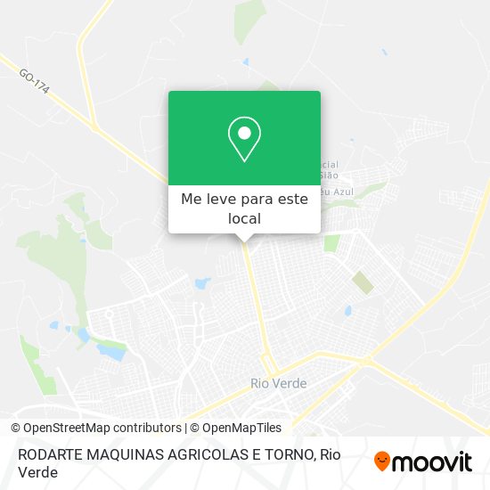 RODARTE MAQUINAS AGRICOLAS E TORNO mapa