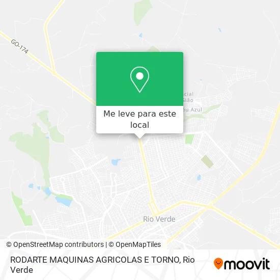 RODARTE MAQUINAS AGRICOLAS E TORNO mapa