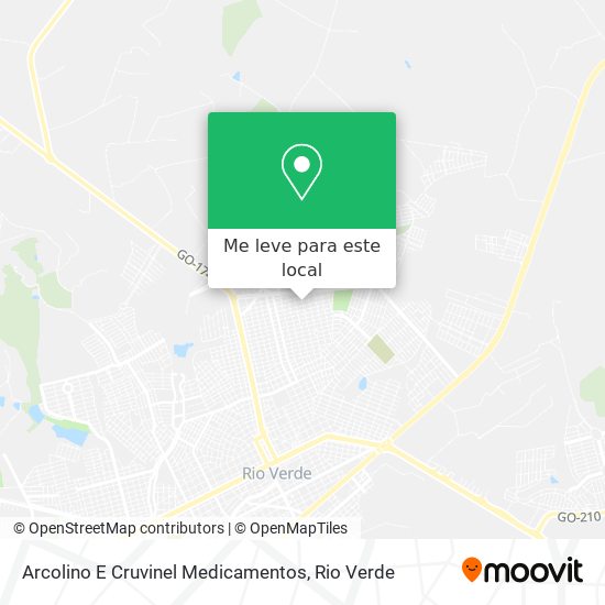 Arcolino E Cruvinel Medicamentos mapa