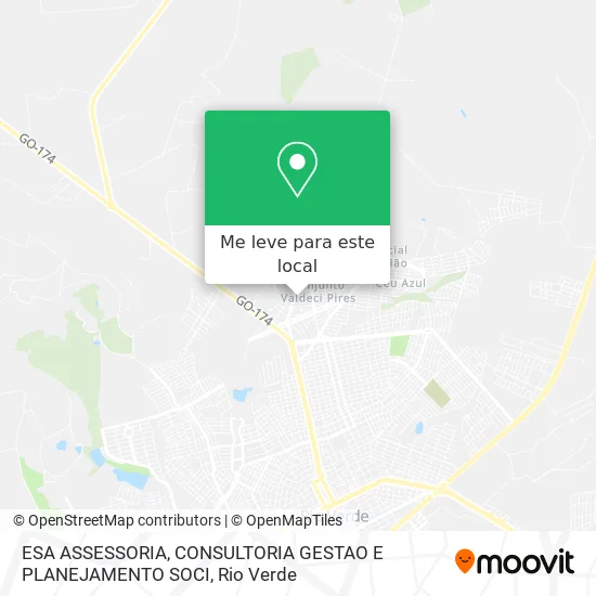 ESA ASSESSORIA, CONSULTORIA GESTAO E PLANEJAMENTO SOCI mapa