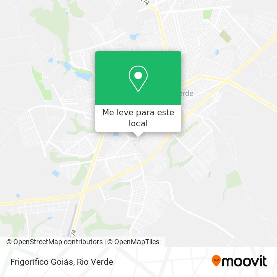 Frigorífico Goiás mapa