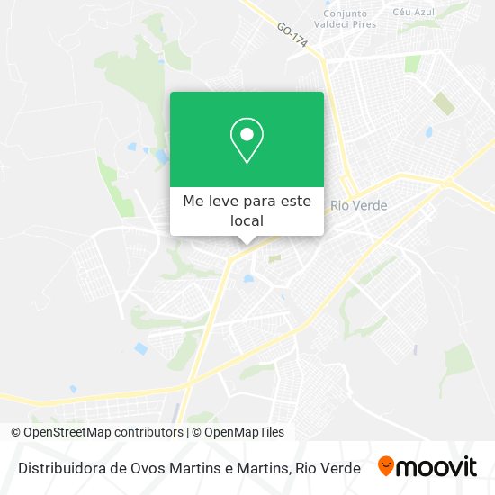 Distribuidora de Ovos Martins e Martins mapa