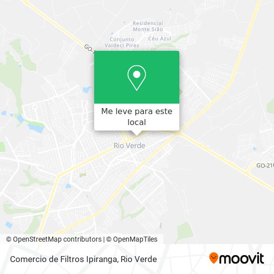 Comercio de Filtros Ipiranga mapa