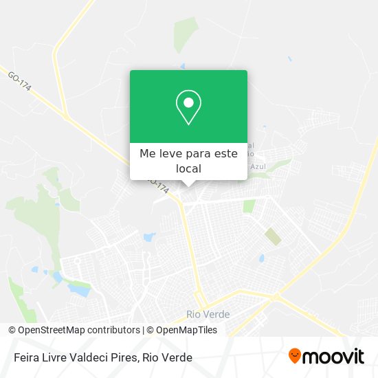 Feira Livre Valdeci Pires mapa