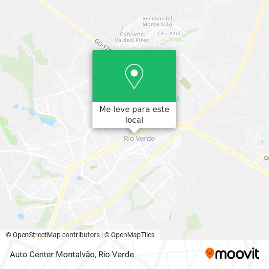 Auto Center Montalvão mapa