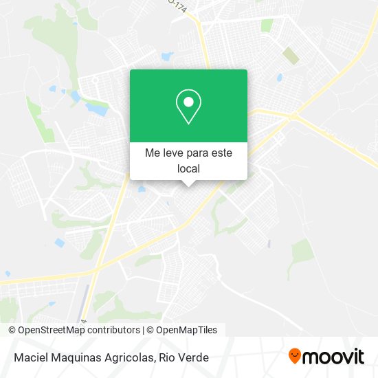 Maciel Maquinas Agricolas mapa
