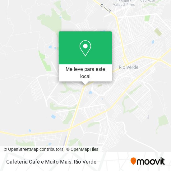 Cafeteria Café e Muito Mais mapa