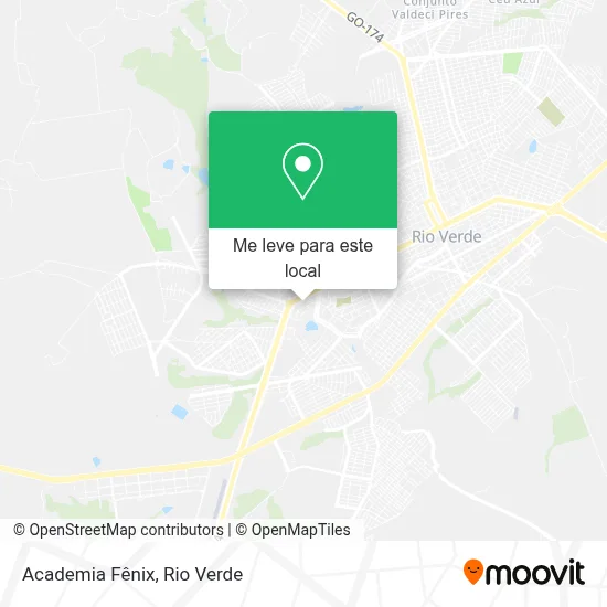 Academia Fênix mapa