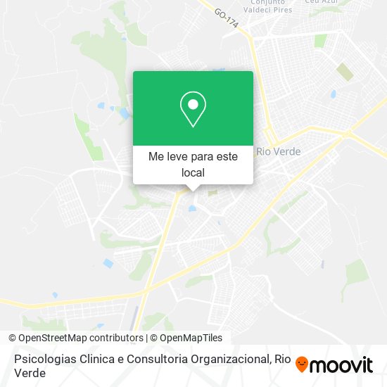 Psicologias Clinica e Consultoria Organizacional mapa