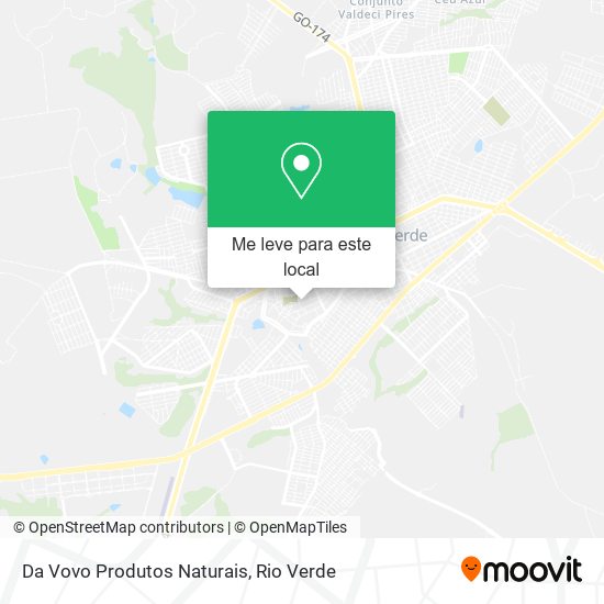 Da Vovo Produtos Naturais mapa