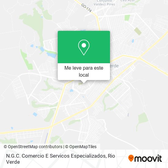 N.G.C. Comercio E Servicos Especializados mapa