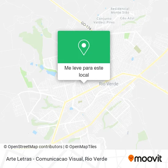Arte Letras - Comunicacao Visual mapa