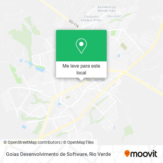 Goias Desenvolvimento de Software mapa