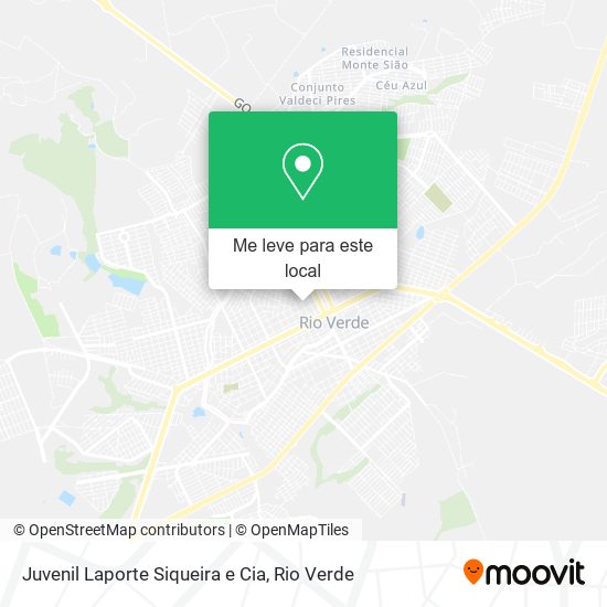 Juvenil Laporte Siqueira e Cia mapa