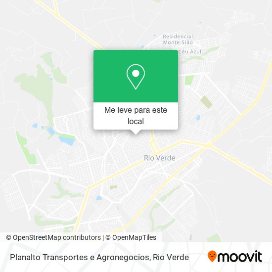 Planalto Transportes e Agronegocios mapa