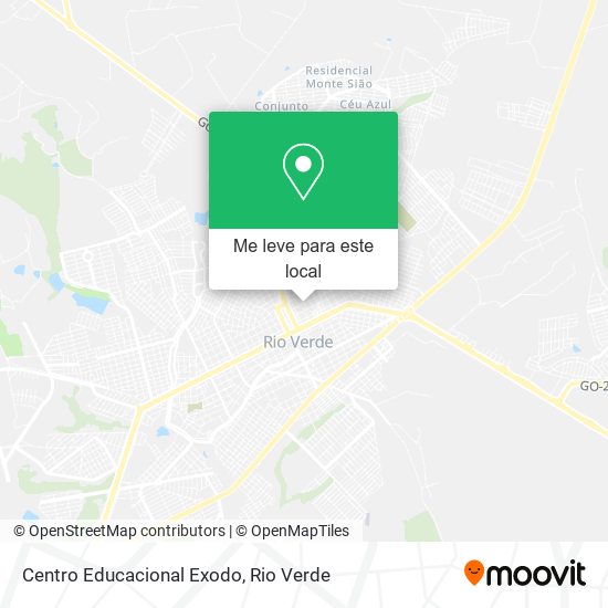 Centro Educacional Exodo mapa