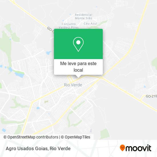 Agro Usados Goias mapa