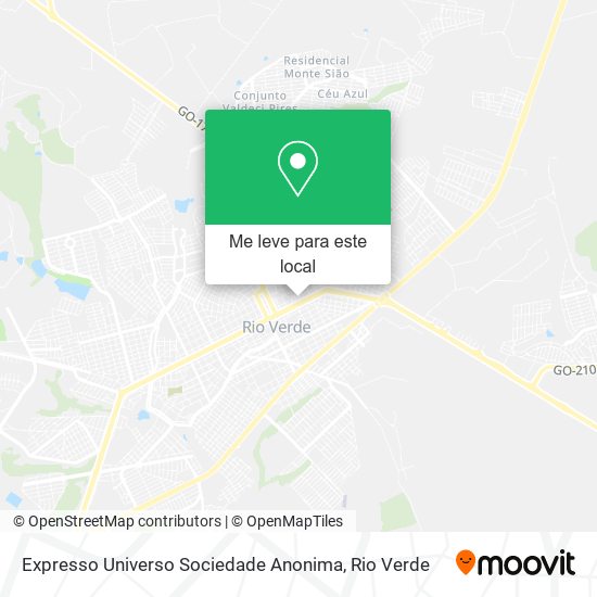 Expresso Universo Sociedade Anonima mapa