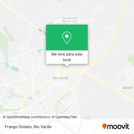 Frango Goiano mapa