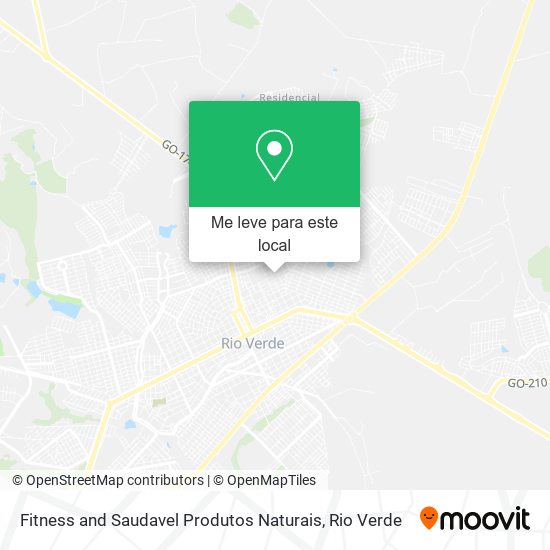 Fitness and Saudavel Produtos Naturais mapa