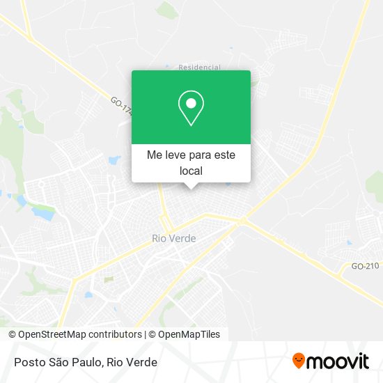 Posto São Paulo mapa