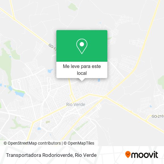 Transportadora Rodorioverde mapa