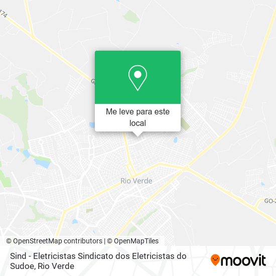 Sind - Eletricistas Sindicato dos Eletricistas do Sudoe mapa