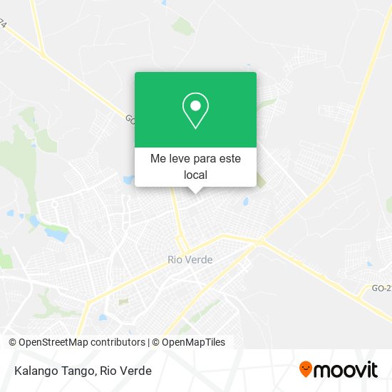 Kalango Tango mapa