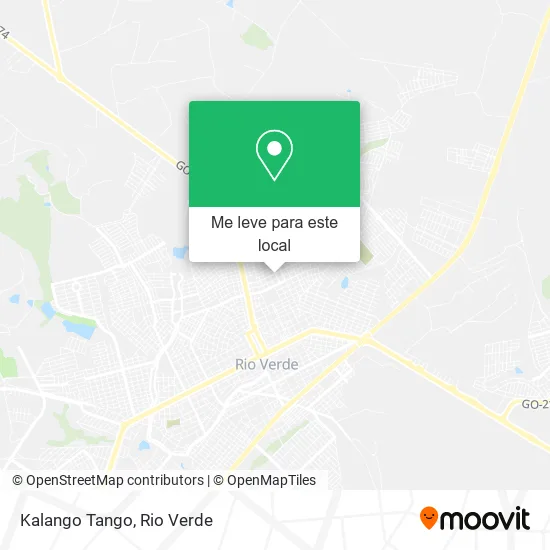 Kalango Tango mapa