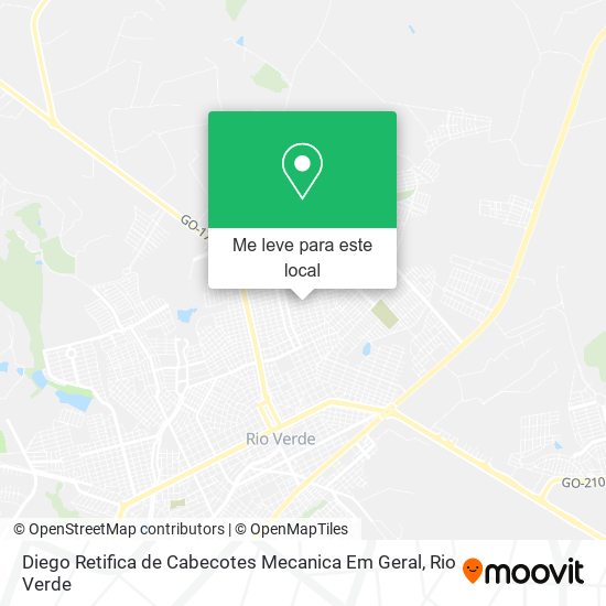 Diego Retifica de Cabecotes Mecanica Em Geral mapa