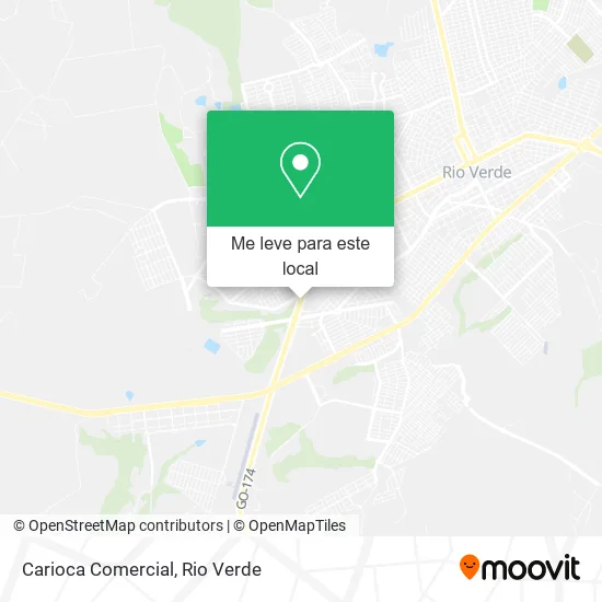 Carioca Comercial mapa