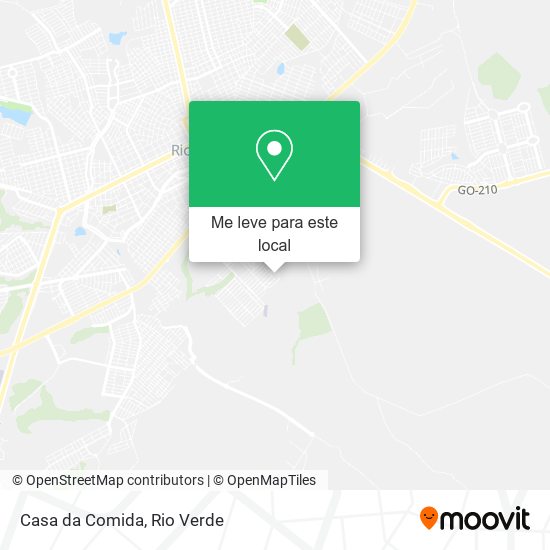 Casa da Comida mapa