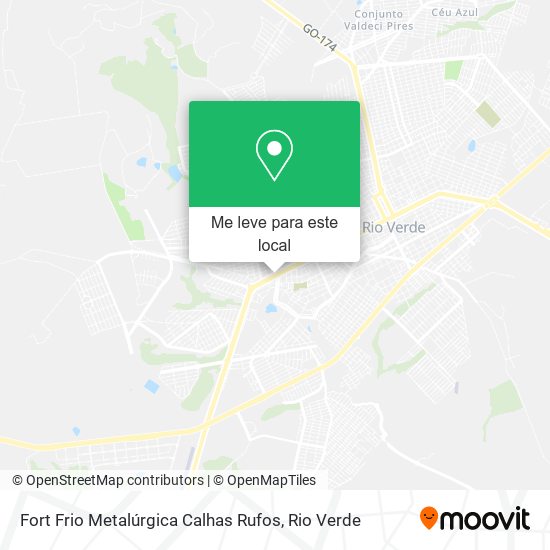 Fort Frio Metalúrgica Calhas Rufos mapa