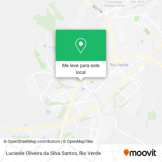 Lucieide Oliveira da Silva Santos mapa