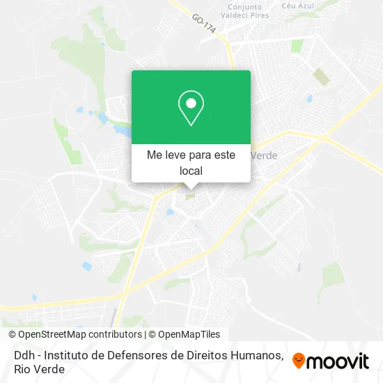 Ddh - Instituto de Defensores de Direitos Humanos mapa