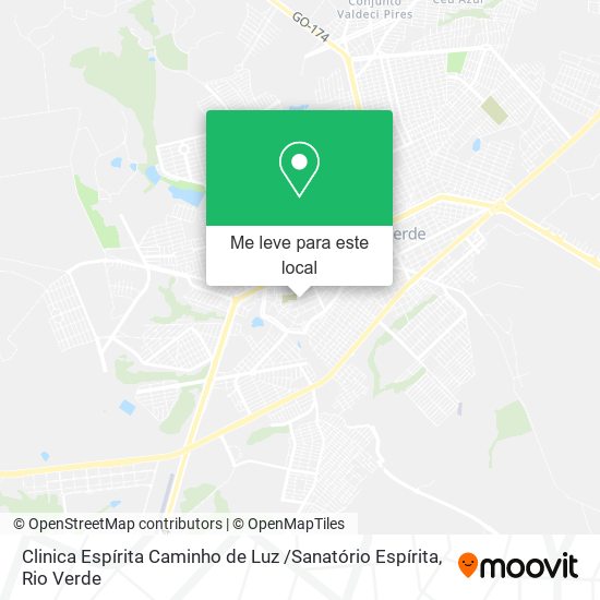 Clinica Espírita Caminho de Luz /Sanatório Espírita mapa