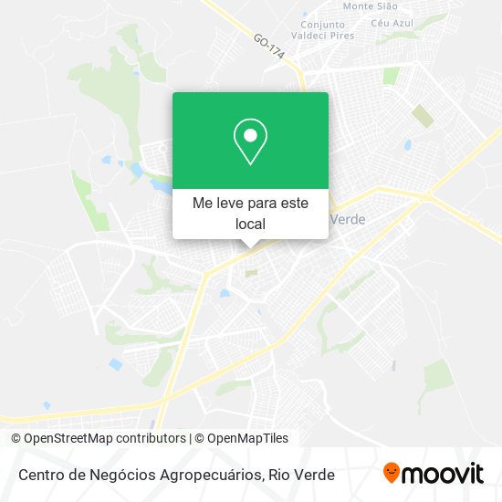 Centro de Negócios Agropecuários mapa